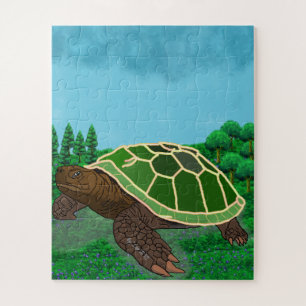 Jigsaw Turtle. Legpuzzel