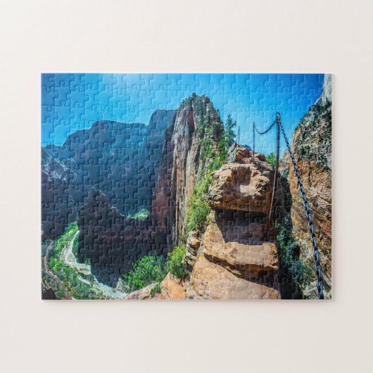 Jigsaws Angels Landing Zion Utah. Legpuzzel (Horizontaal)