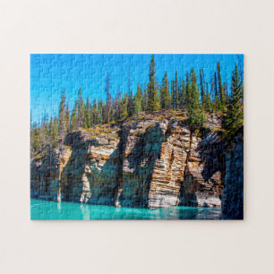 Jigsaws Athabasca River Jasper Canada. Legpuzzel