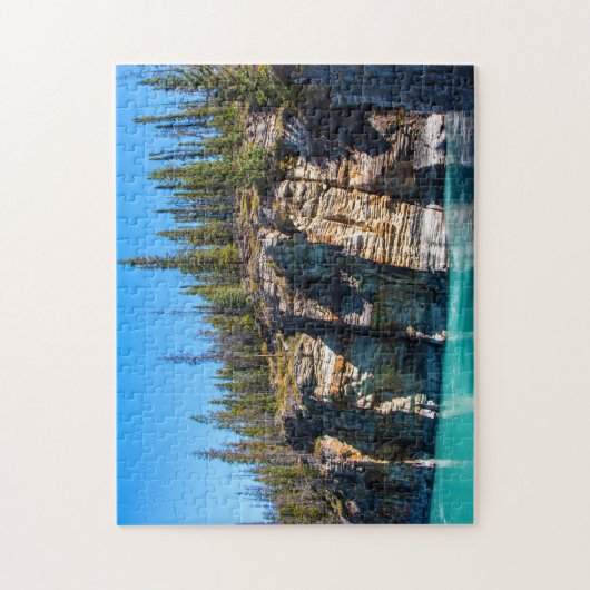 Jigsaws Athabasca River Jasper Canada. Legpuzzel (Verticaal)