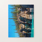 Jigsaws Athabasca River Jasper Canada. Legpuzzel (Verticaal)