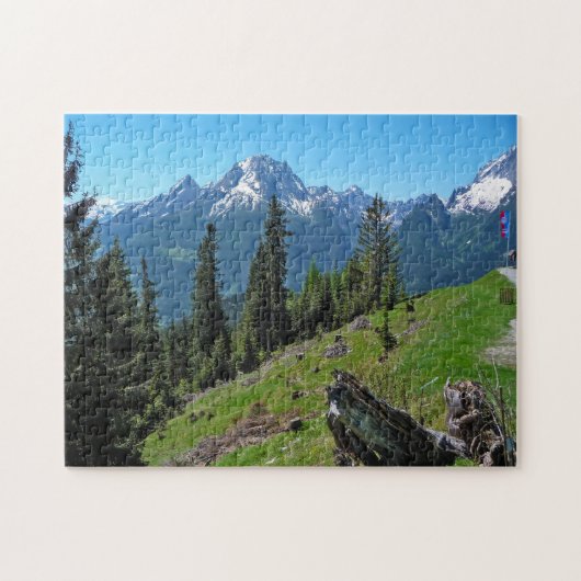 Jigsaws Berchtesgaden Massif Duitsland. Legpuzzel (Horizontaal)