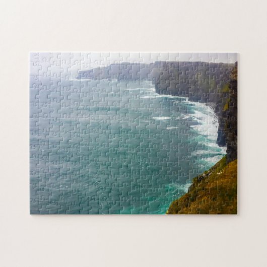 Jigsaws Cliffs of Moher Ierland. Legpuzzel (Horizontaal)