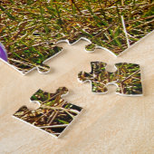 Jigsaws Crocuses Abruzzo Gran Sasso Italië. Legpuzzel (Zijkant)