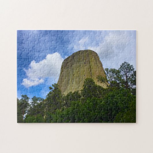 Jigsaws Devils Tower Wyoming USA. Legpuzzel (Horizontaal)