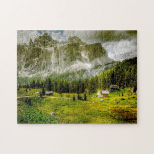 Jigsaws Dolomites South Tyrol Alpine. Legpuzzel