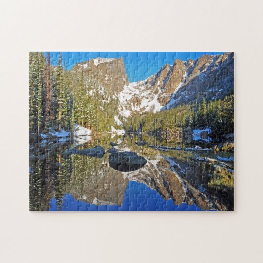 Jigsaws Dream Lake Colorado USA. Legpuzzel (Horizontaal)