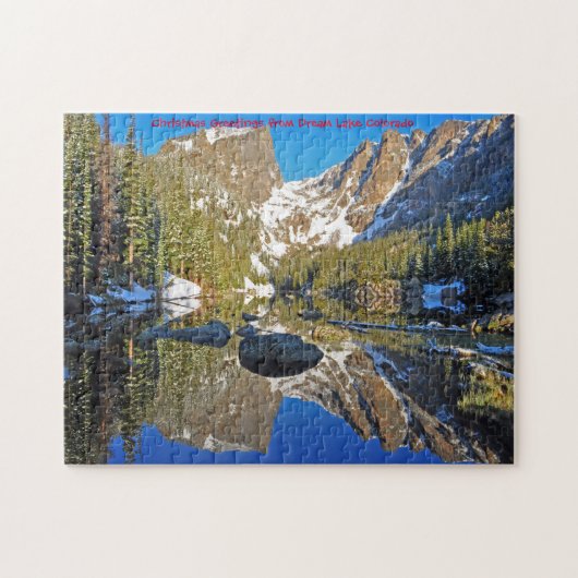 Jigsaws Droom Meer Colorado USA. Legpuzzel (Horizontaal)