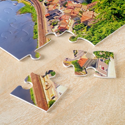 Jigsaws Elbe Valley Zwitserland. Legpuzzel (Zijkant)