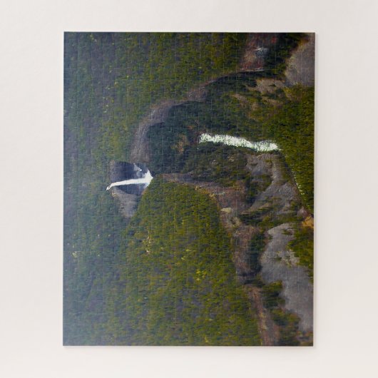 Jigsaws Helmcken-watervallen Murtle-rivier. Legpuzzel (Verticaal)