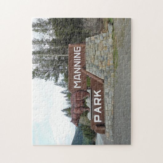 Jigsaws Manning Park Canada. Legpuzzel (Verticaal)