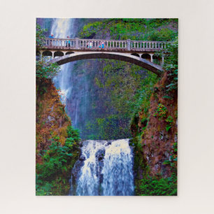 Jigsaws Multnomah Herfst Columbia River. Legpuzzel