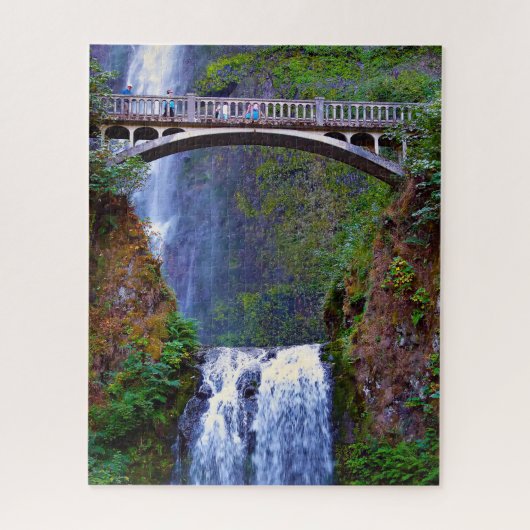 Jigsaws Multnomah Herfst Columbia River. Legpuzzel (Verticaal)
