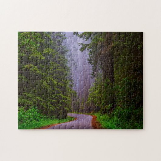 Jigsaws Nationaal park Redwood. Legpuzzel (Horizontaal)
