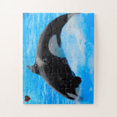 Jigsaws Orcas of Killer Whales Legpuzzel (Verticaal)