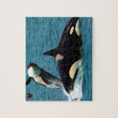 Jigsaws Orcas of Killer Whales Legpuzzel (Verticaal)