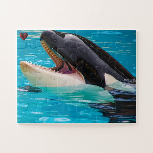 Jigsaws Orcas of Killer Whales Legpuzzel (Horizontaal)