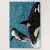 Jigsaws Orka's of Zwaardwalvissen Legpuzzel (Verticaal)