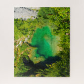 Jigsaws Plivicer lakes Kroatië. Legpuzzel (Verticaal)