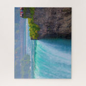 Jigsaws waterval in de vorm van een hoefijzer bij  legpuzzel (Verticaal)