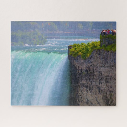 Jigsaws waterval in de vorm van een hoefijzer bij  legpuzzel (Horizontaal)