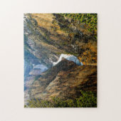 Jigsaws Yellowstone River Waterfall Wyoming. Legpuzzel (Verticaal)