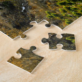 Jigsaws Yellowstone Rivier Waterval Wyoming. Legpuzzel (Zijkant)