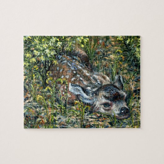 Jigzaadpuzzle "Blending in" Legpuzzel (Horizontaal)