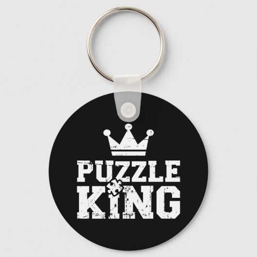 Jigzaadpuzzle king sleutelhanger (Voorkant)