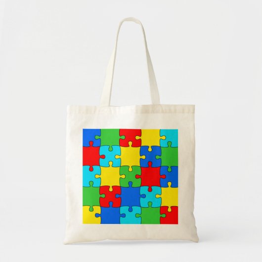 jigzaag-313586 puzzel puzzelstuk puz tote bag (Voorkant)