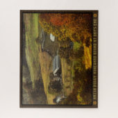 Jigzaag Amish Buggy Homeward aan het eind van de d Legpuzzel (Verticaal)