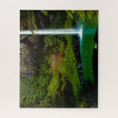 Jigzaag Bridal Veil Herfst Nieuw-Zeeland Legpuzzel (Verticaal)