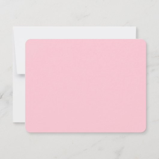 Jigzaag Bunny Roze Hartelijk dank voor uw aangepas Kaart (Achterkant)