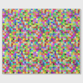 Jigzaag Cadeaupapier (Vlak)