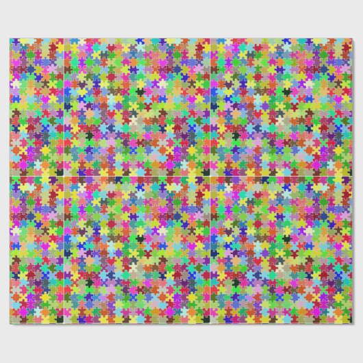 Jigzaag Cadeaupapier (Vlak)