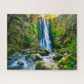 Jigzaag Cascade Herfsten Mission British Columbia. Legpuzzel (Horizontaal)