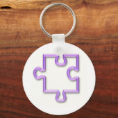 Jigzaag Cutout Sleutelhanger (Voorkant)