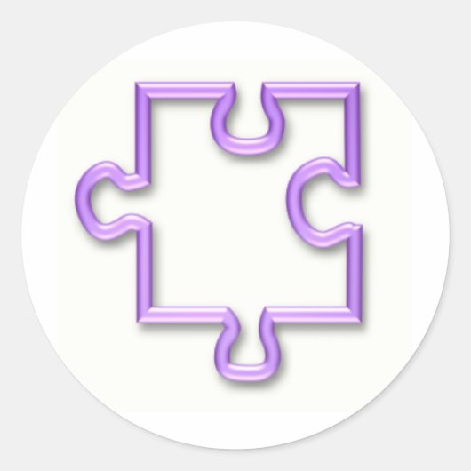 Jigzaag Cutout Sticker (Voorkant)