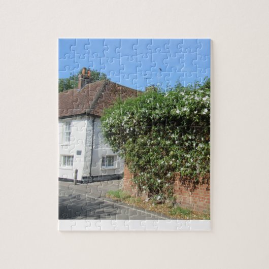 Jigzaag - dorp Ewelme, Oxfordshire Legpuzzel (Verticaal)