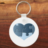 Jigzaag Heart Keychain (Voorkant)