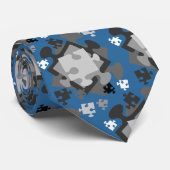 Jigzaag Jumble Stropdas (Opgerold)