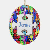 Jigzaag Keramisch Ornament (Rechts)