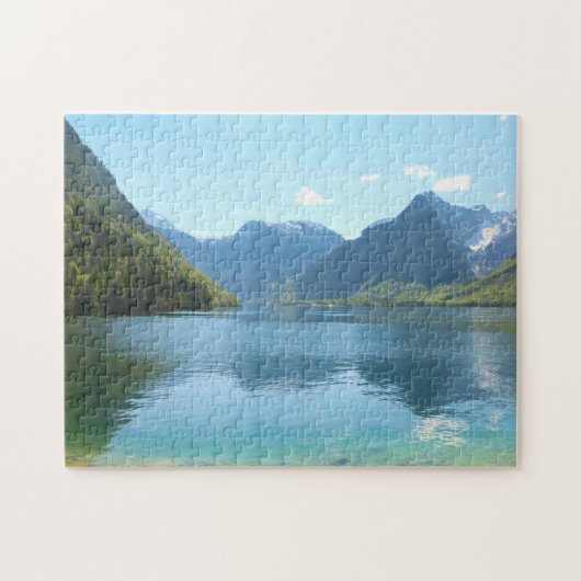 Jigzaag königssee Berchtesgaden. Legpuzzel (Horizontaal)
