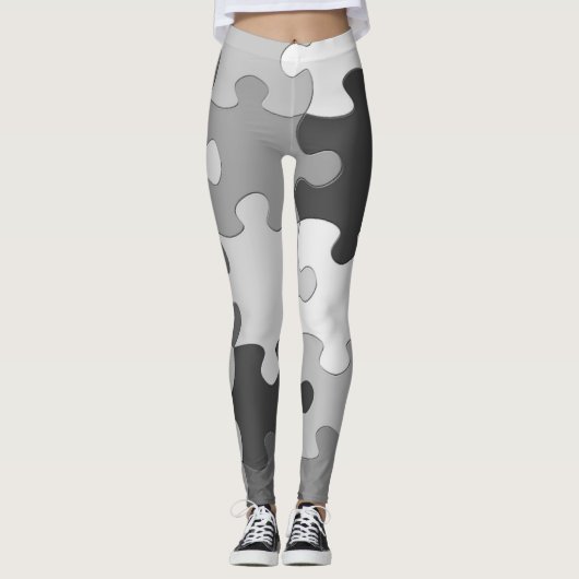Jigzaag Leggings (Voorkant)