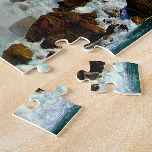 Jigzaag Niagara herfsten Buffalo New York. Legpuzzel (Zijkant)