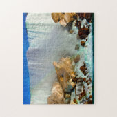 Jigzaag Niagara herfsten Buffalo New York. Legpuzzel (Verticaal)