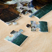 Jigzaag Niagara herfsten Buffalo New York. Legpuzzel (Zijkant)