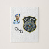 Jigzaag Policeman Legpuzzel (Verticaal)