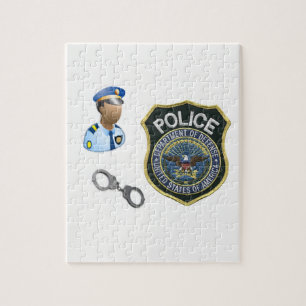 Jigzaag Policeman Legpuzzel