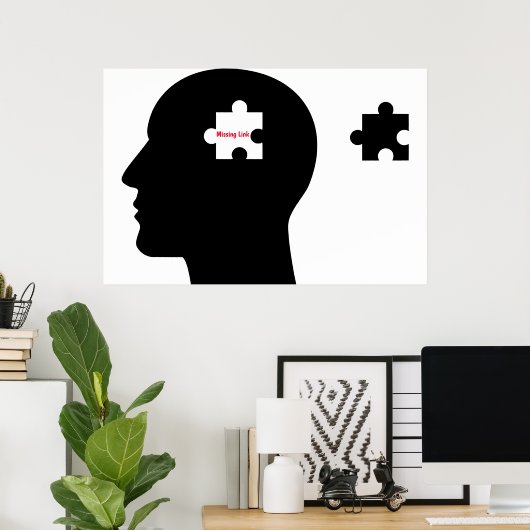 Jigzaag Poster (Thuiskantoor)